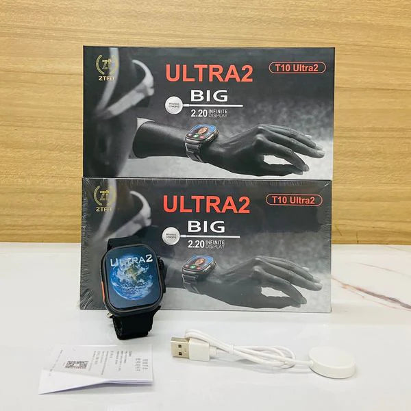 Latest T10 Ultra 2 Big Size Smart Watch 2.20 Infinite Display 49MM