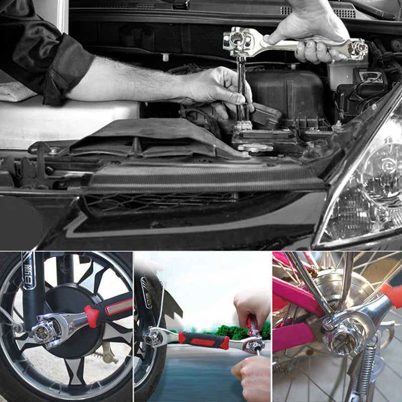 Multipurpose Tiger Wrench 48-in-1 Tool Perfect for Repairing Furniture, Car, and Bike Maintenance