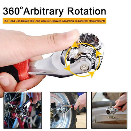 Multipurpose Tiger Wrench 48-in-1 Tool Perfect for Repairing Furniture, Car, and Bike Maintenance