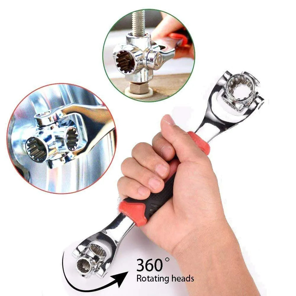 Multipurpose Tiger Wrench 48-in-1 Tool Perfect for Repairing Furniture, Car, and Bike Maintenance