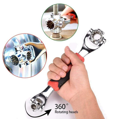 Multipurpose Tiger Wrench 48-in-1 Tool Perfect for Repairing Furniture, Car, and Bike Maintenance