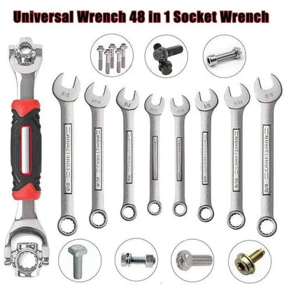 Multipurpose Tiger Wrench 48-in-1 Tool Perfect for Repairing Furniture, Car, and Bike Maintenance