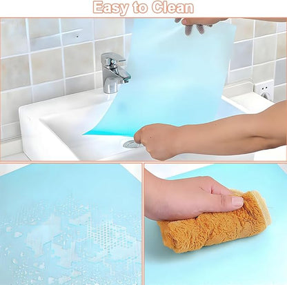 Pack of 4 Oil Proof Multipurpose PVC Fridge Sheets Roll For Refrigerator