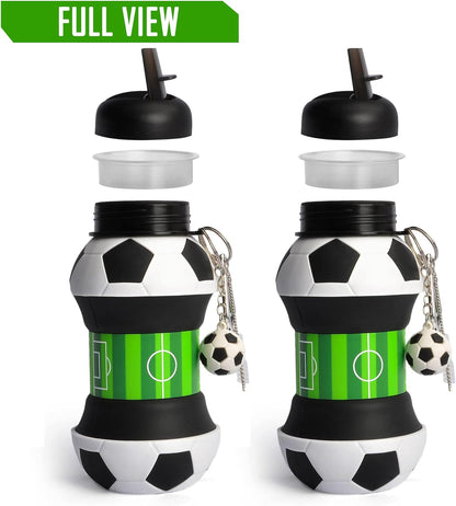 Collapsible Sport Football Water Bottle 550ML