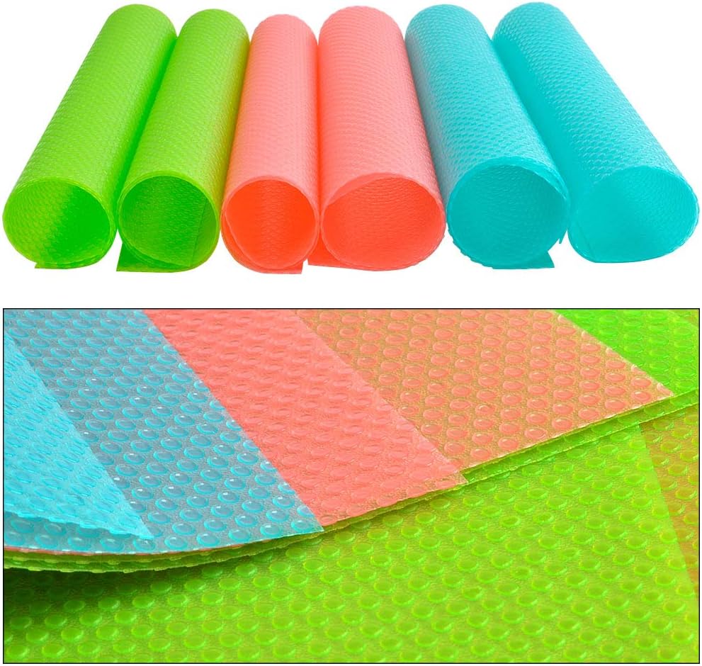 Pack of 4 Oil Proof Multipurpose PVC Fridge Sheets Roll For Refrigerator
