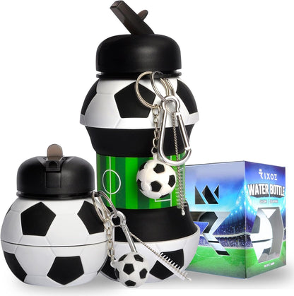 Collapsible Sport Football Water Bottle 550ML