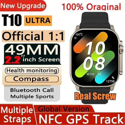 Latest T10 Ultra 2 Big Size Smart Watch 2.20 Infinite Display 49MM