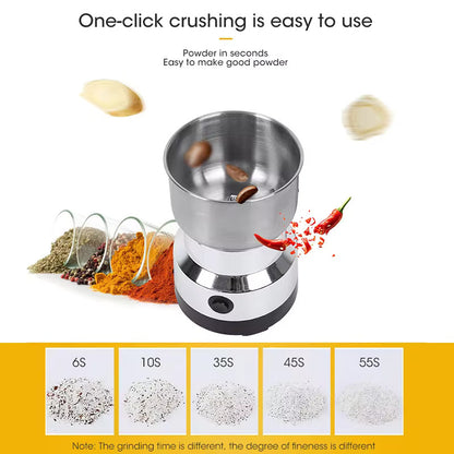 Multifunctional Electric Masala Grinder Machine - Stainless Steel Body