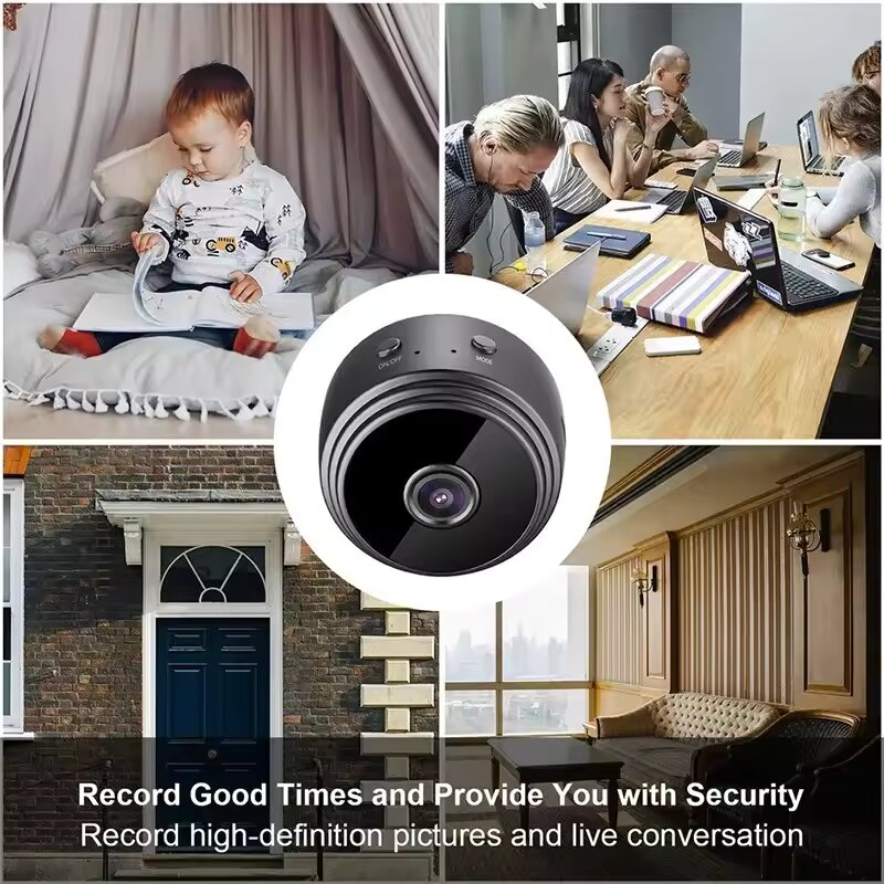 A9 Mini Wireless Spy Camera – HD Night Vision, Motion Detection For Ultimate Security!