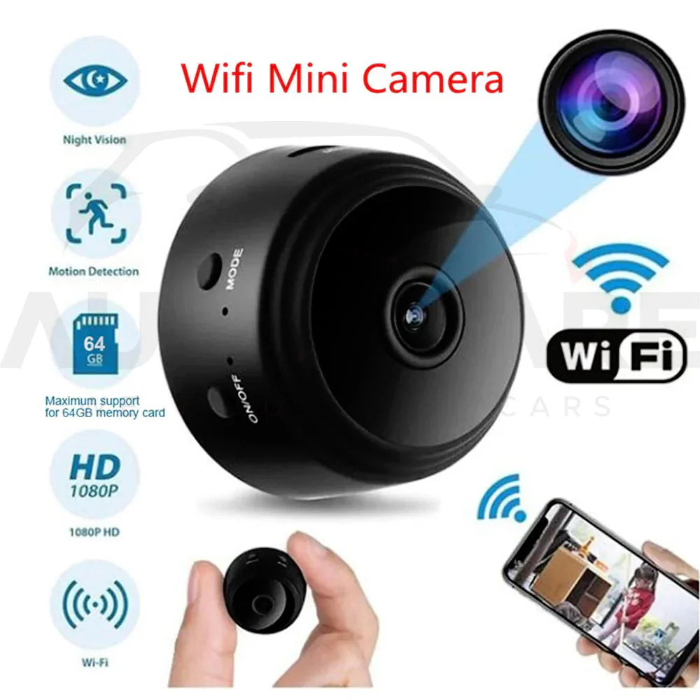 A9 Mini Wireless Spy Camera – HD Night Vision, Motion Detection For Ultimate Security!