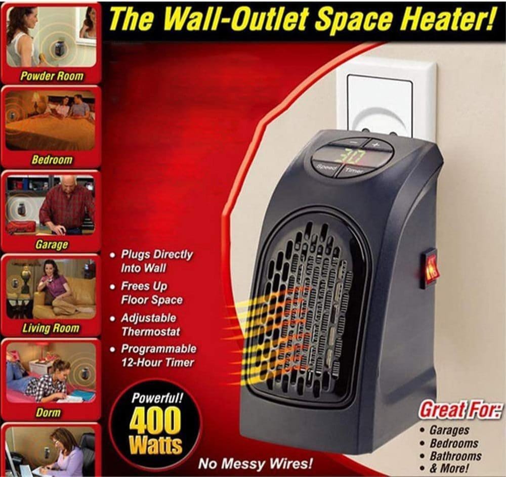 Electric Wall Heater for Home Office Handy Wall Room Heater for Winter