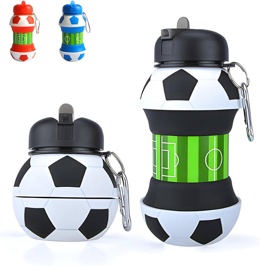 Collapsible Sport Football Water Bottle 550ML