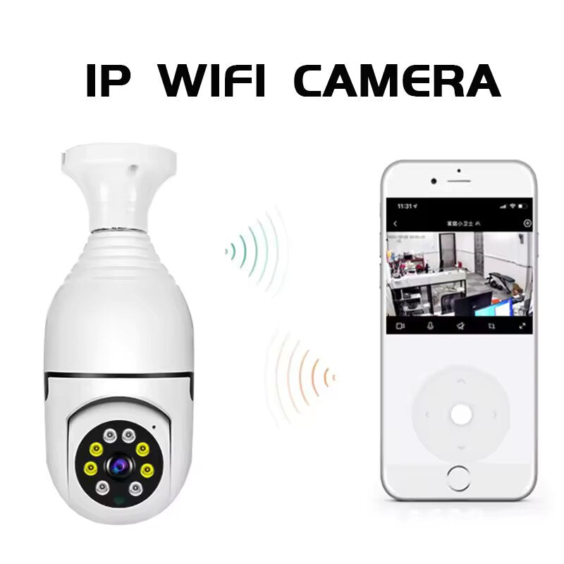 Night Vision Wireless Wifi Security Camera 360° HD 1080 with Built-in Security Alarm