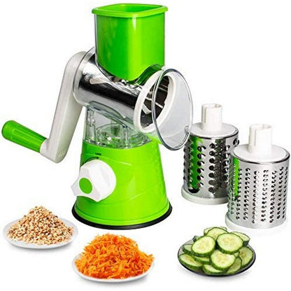 Multifunctional Table Top Drum Grater Vegetable Slicer and Cutter