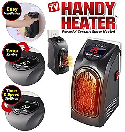 Electric Wall Heater for Home Office Handy Wall Room Heater for Winter