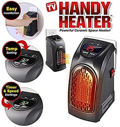 Electric Wall Heater for Home Office Handy Wall Room Heater for Winter