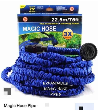 Magic Hose Water Spray Gun 100ft Flexible Pipe Best for Car Bike Wash and Gardening Tool
