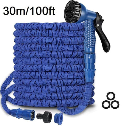 Magic Hose Water Spray Gun 100ft Flexible Pipe Best for Car Bike Wash and Gardening Tool