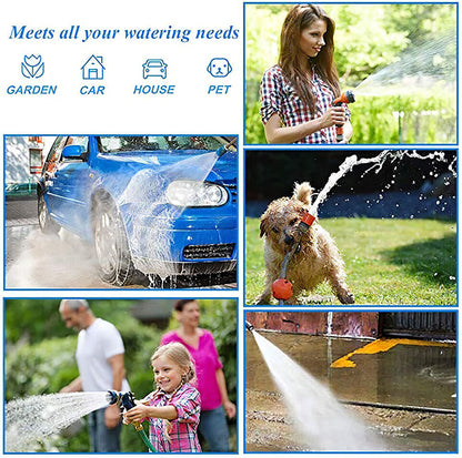 Magic Hose Water Spray Gun 100ft Flexible Pipe Best for Car Bike Wash and Gardening Tool