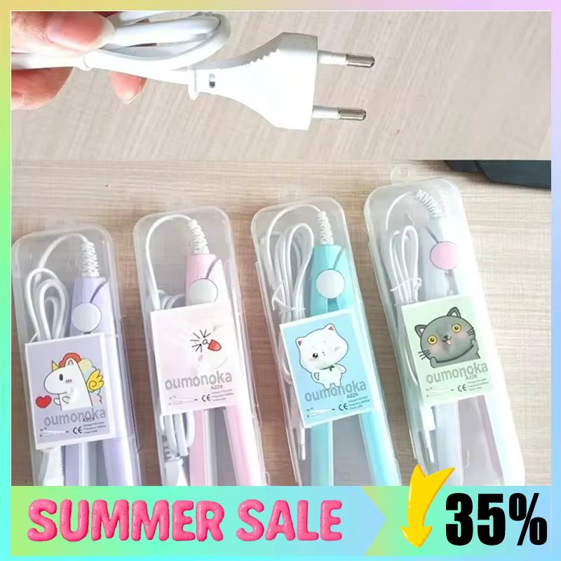 Mini Hair Straightener and Curler Ceramic Flat Iron Small & Lightweight