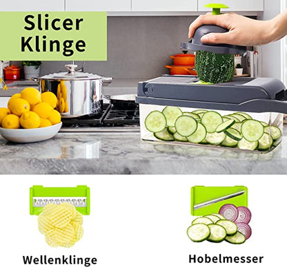 14 in 1 MULTI-FUNCTIONAL KITCHEN VEGETABLE AND FRUIT SLICER AND DICER