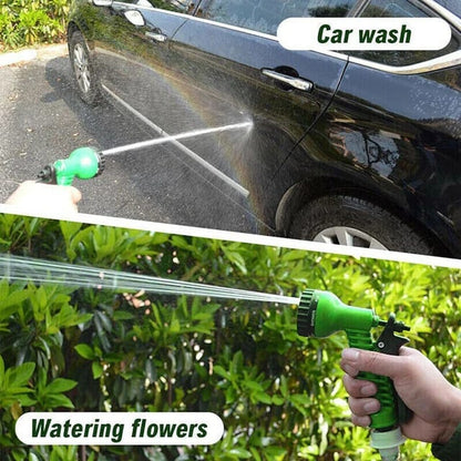 Magic Hose Water Spray Gun 100ft Flexible Pipe Best for Car Bike Wash and Gardening Tool