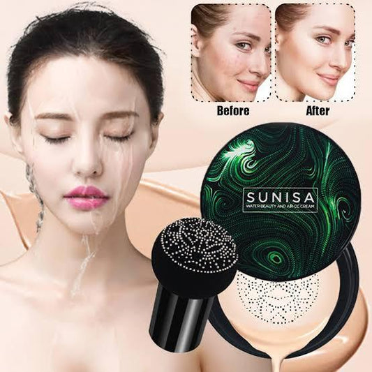 Sunisa Foundation Base Cream With Mashroom Head Air Cushion 100% Original Imported